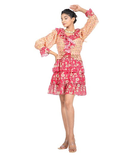 Elliana Silk Dress - Label Saasha