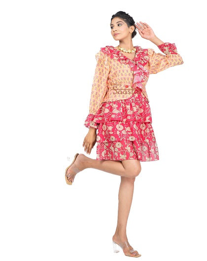 Elliana Silk Dress - Label Saasha