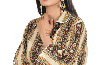 Vacation Bliss: Embroidered Pareo And Husband Shirt