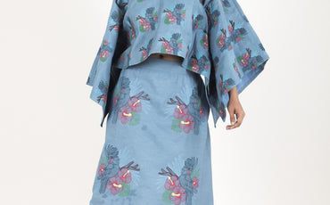 Denim Delights: Embroidered And Printed Perfection