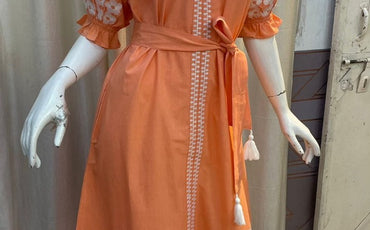 Embroidered Linen Women's Dresses: A Luxury Choice For New Zealand, Dubai, And Europe