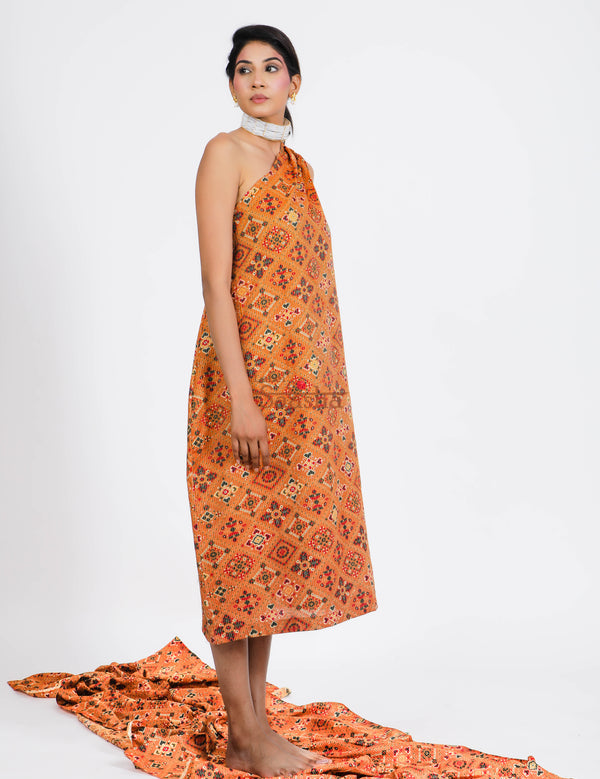 Cuban One Shoulder Dress - Label Saasha