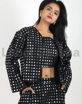 Charcoal Elegance Midi-Set