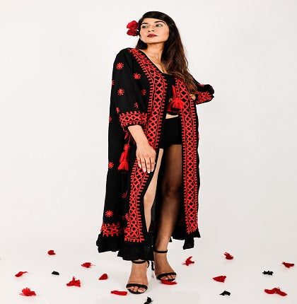 Midnight Dreams Bohemian Outwear - Label Saasha