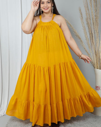 SUNFLOWER SHEER RESORT CURVY DRESS - Label Saasha