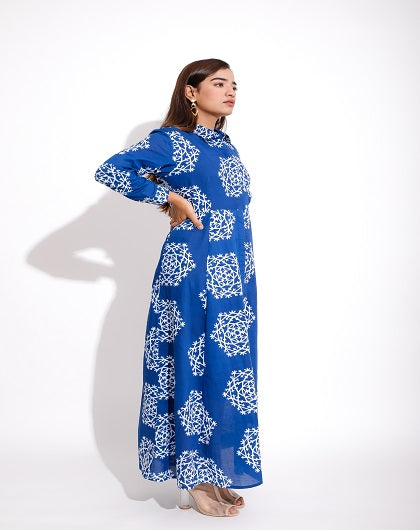 GREECE DELIGHT PRINT DRESS - Label Saasha