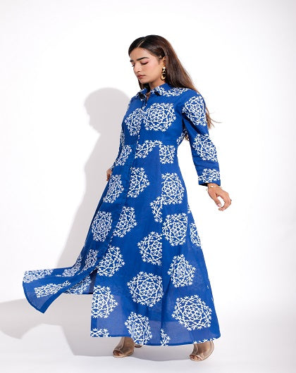 GREECE DELIGHT PRINT DRESS - Label Saasha