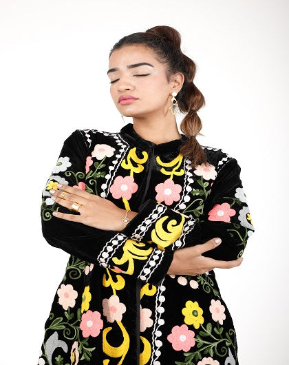 Nashira Luxe Embroidered Jacket - Label Saasha