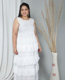 ELICE SNOWY FLARED DRESS