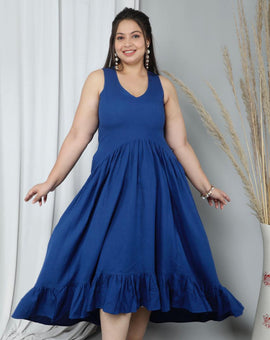 NOVA BLUE RESORT CURVY DRESS